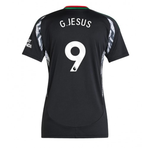 Fotballdrakt Dame Arsenal Gabriel Jesus #9 Bortedrakt 2024-25 Kortermet